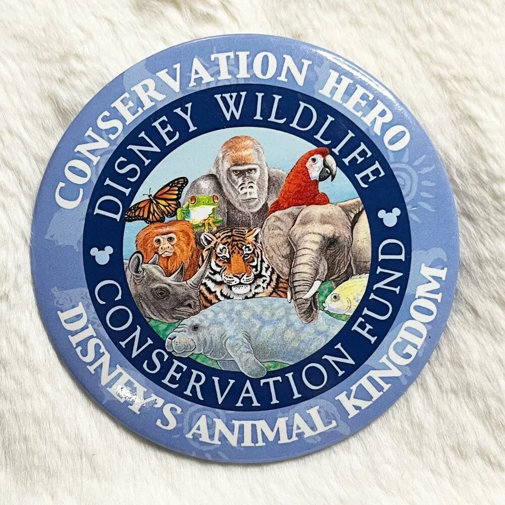 🔮 5/$25 Disney Animal Kingdom‎ Wildlife Conservation Fund Conservation Hero Pin